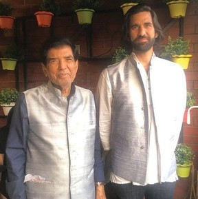 Inderjit Handa, founder of Handa Natural Foods and Handa Travel, with his son, Alex.