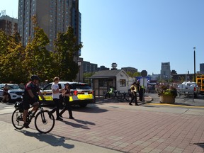 A Panda Game tailgate party took place on the University of Ottawa campus Sunday morning, beginning at 9 a.m.