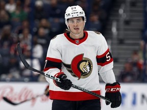 Ottawa Senators' Shane Pinto