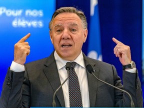 Legault has noted that about one-quarter of university places in Quebec are currently in English institutions. "So I think to be fair that we have to reduce this 25 per cent," he said.