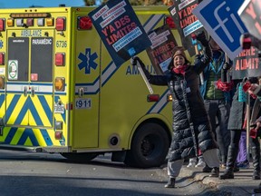 More than 80,000 health-care workers kicked off a two-day strike in Montreal on Wednesday November 8, 2023.