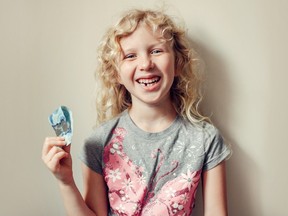 Children get an average $6.23 per tooth under their pillows, a poll reveals.