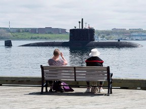 The HMCS Windsor, pictured, has spent just 115 days at sea over the last four years and is one of only two subs that have spent anytime at sea at all during that period.