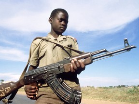 boy with Kalashnikov