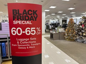 Black Friday sale sign