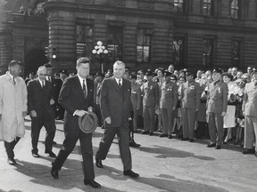 John F. Kennedy and John Diefenbaker