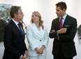 U.S. Secretary of State Antony Blinken, Canadian Minister of Foreign Affairs Melanie Joly, and Canadian ex-diplomat Michael Kovrig
