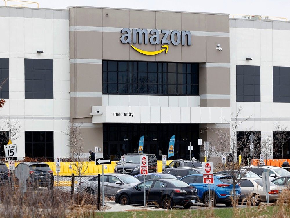  amazon warehouse in the east end of ottawa.