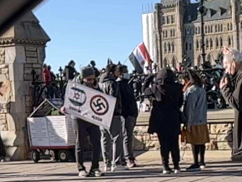 Swastika Spotted At Gaza Protest | Ottawa Citizen