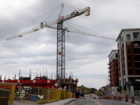 Housing under construction in Ottawa
