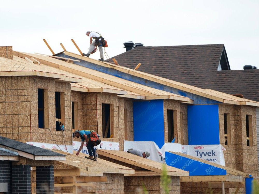 New homes under construction