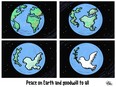 Peace on Earth cartoon