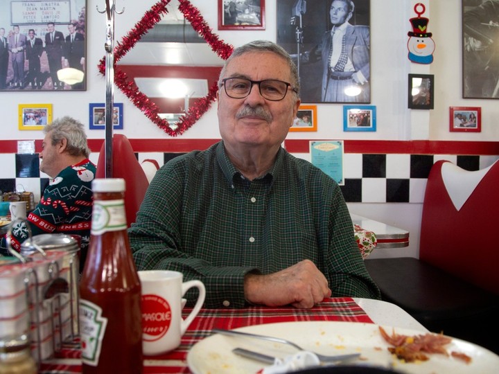  Don Carter was the Bramasole Diner’s first customer on Christmas Day.