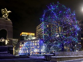 Winter Lights Across Canada display, downtown Ottawa