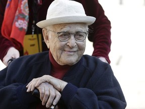 TV producer Norman Lear, seen here in 2020, died Tuesday at the age of 101.