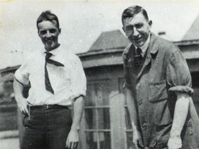 Frederick Banting (right) and Charles Best