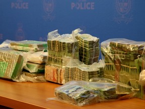 Ottawa Police held a press conference Wednesday following the force's largest drug bust to date, seizing mostly cocaine and cash with a street value of $4.5 million.