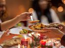 Stock photo of holiday dinner