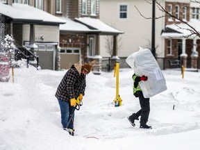Residents of Ottawa woke up to a large amount of snow