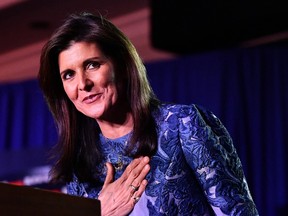 Republican presidential hopeful Nikki Haley