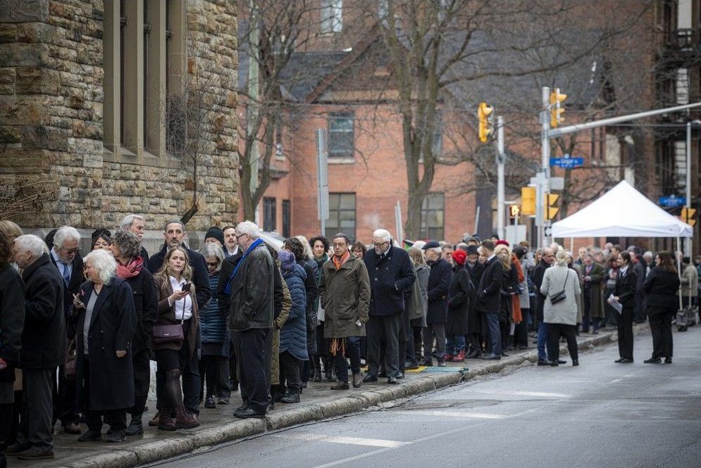 Family, friends, dignitaries and fellow politicians joined together for the state funeral of former NDP leader Ed Broadbent on Sunday, Jan. 28, 2024. The memorial was held at the Carleton Dominion-Chalmers Centre. Broadbent died Jan. 11 at the age of 87.