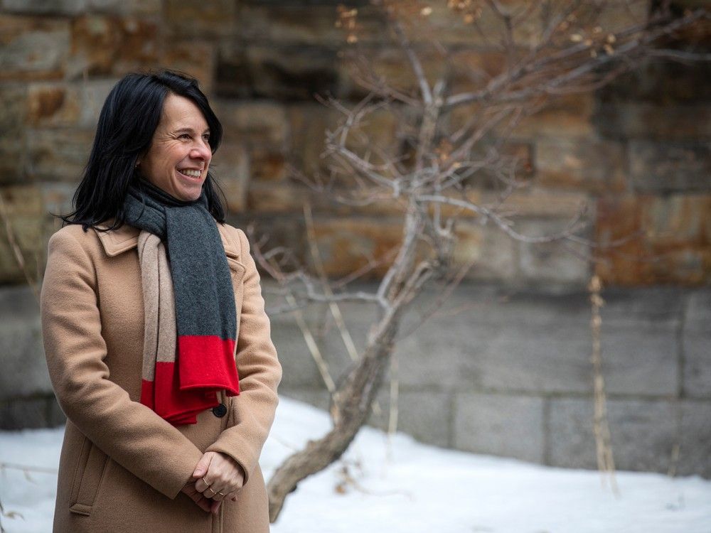 Mayor of Montreal Valerie Plante took part in the service Sunday.