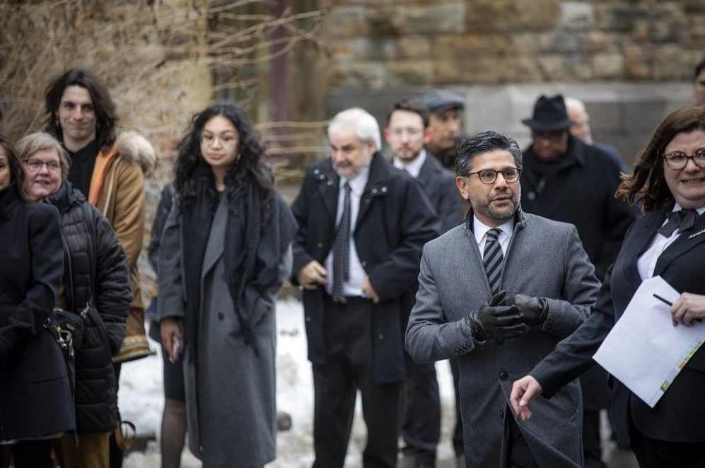Yasir Naqvi, MP for Ottawa Centre, was at the service Sunday.