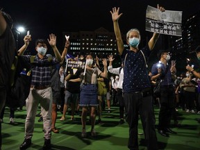 Demonstrators mark Tiananmen anniversary in Hong Kong