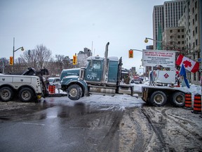 convoy protest truck downtown ottawa