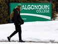 sign for Algonquin College