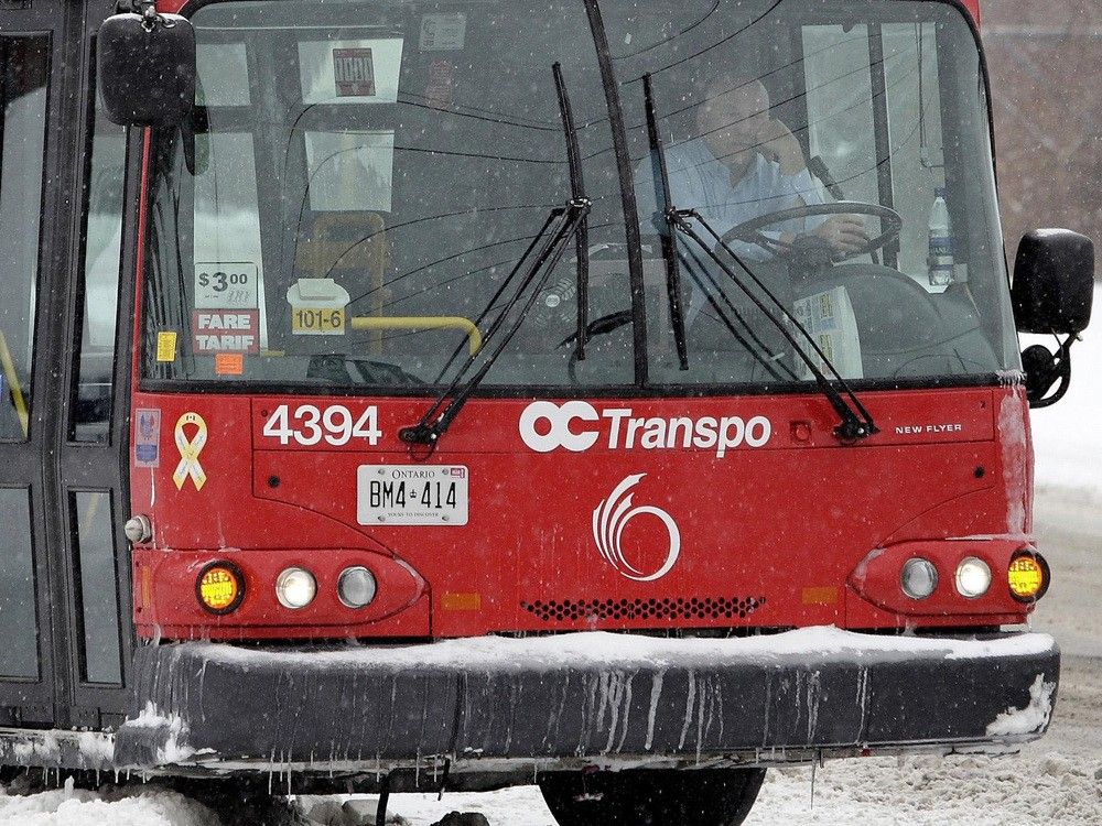OC Transpo said 630 of Tuesday's 8,258 planned bus trips were 