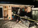 Firefighters were able to save dirt bikes and a four-wheeler vehicle in this Osgoode garage fire Thursday night.