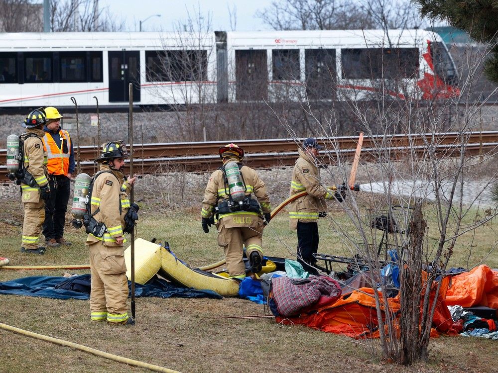 Encampment ottawa fire