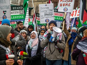 The 17th week of pro-Palestinianian demonstrations took place Sunday, starting at the Canadian Tribute to Human Rights monument in Ottawa.