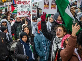 The 17th week of pro-Palestinianian demonstrations took place Sunday, starting at the Canadian Tribute to Human Rights monument in Ottawa.