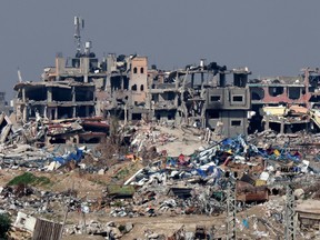 Destroyed buildings, Gaza Strip