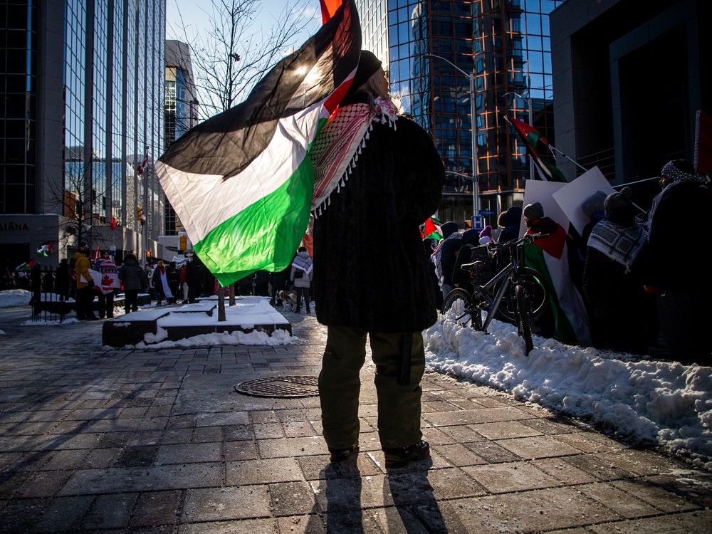 palestinian protest ottawa