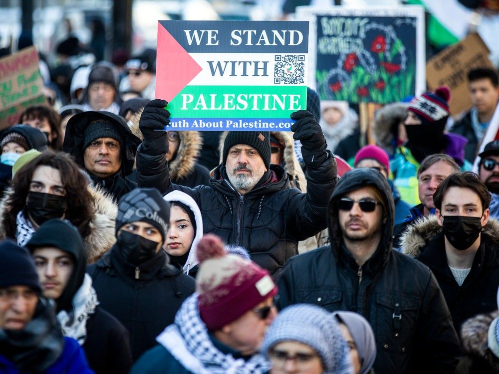 palestinian protest ottawa