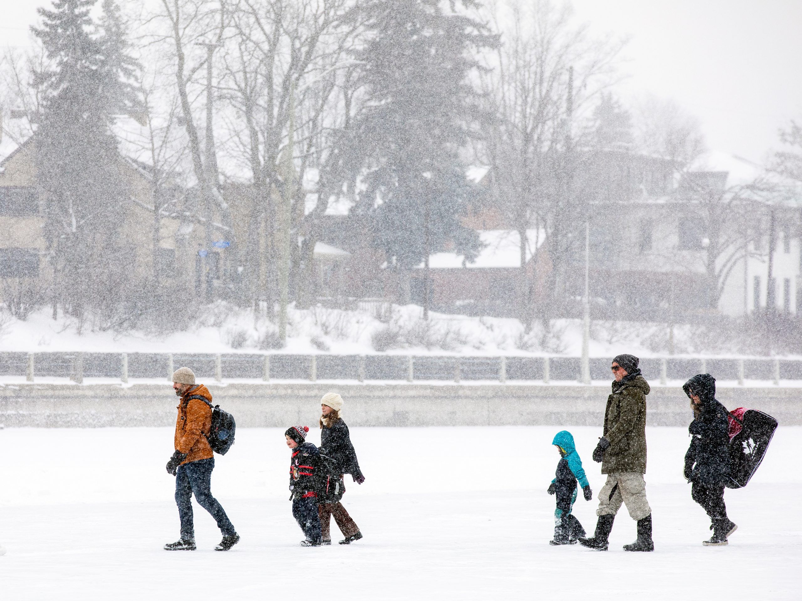  The Rideau Canal reopened for skaters Sunday, Feb. 18, 2024. The Rideau Canal Skateway