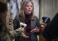 MPP Lisa Gretzky speaks to reporters during a press conference in downtown Windsor on Mon., Jan. 23, 2023. FILE PHOTO BY DAN JANISSE /Windsor Star/POSTMEDIA