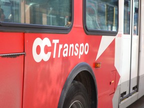 OC Transpo logo on side of bus