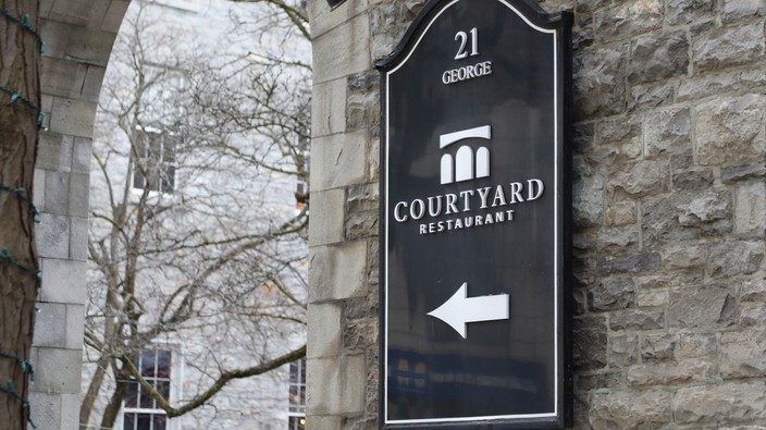 Courtyard Restaurant suddenly closed after Tuesday's dinner service