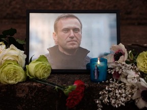 Memorial to Alexei Navalny