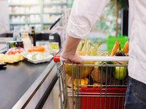 A new report shows that Canadians are grocery shopping more often and actively seeking deals.
