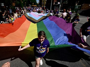 giant Pride flag in Ottawa