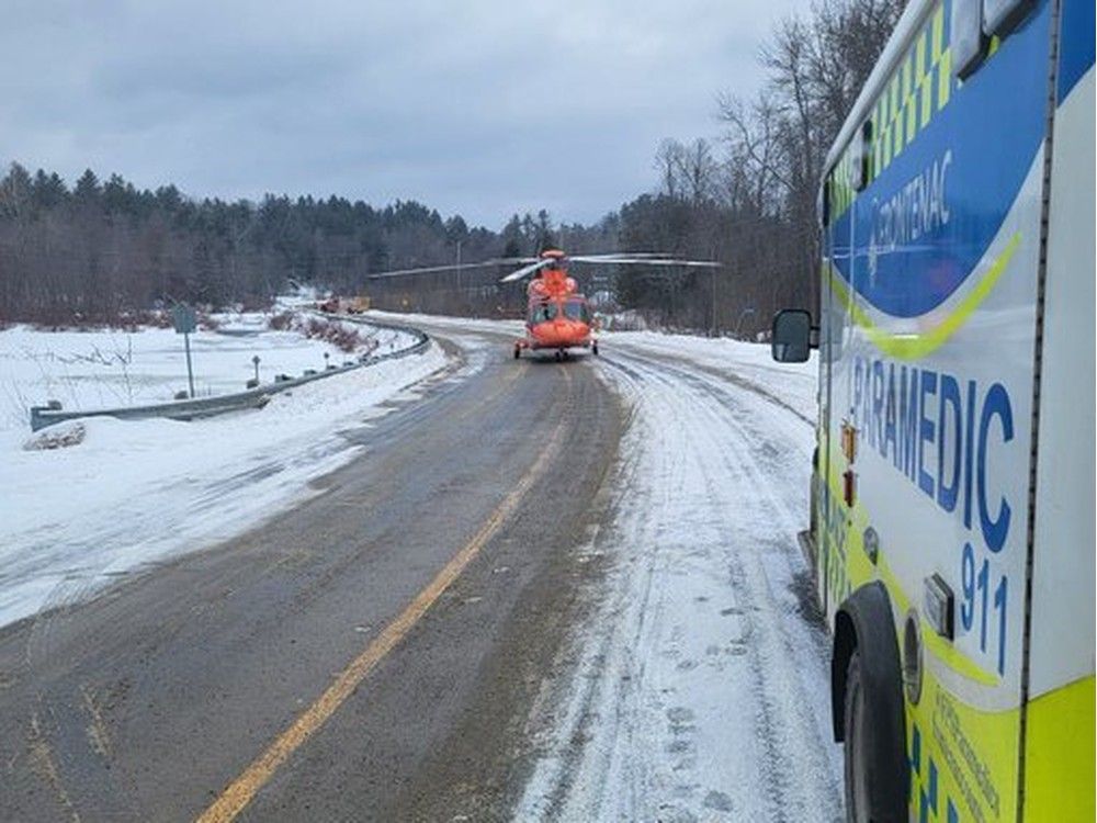 A snowmobiler was seriously injured after crashing in North Frontenac Township on Sunday, Feb. 18, 2024, the OPP said.