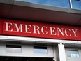 Emergency room sign