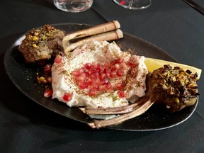Grilled lamb pops