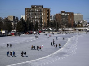 Skaters on The Rideau Canal Skateway