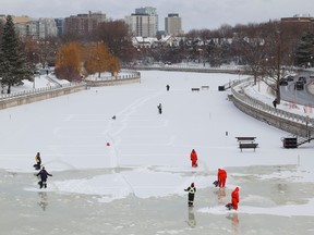 NCC flooding of the Rideau Canal Skateway